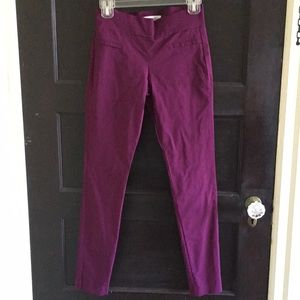 Guess purple stretchy pants